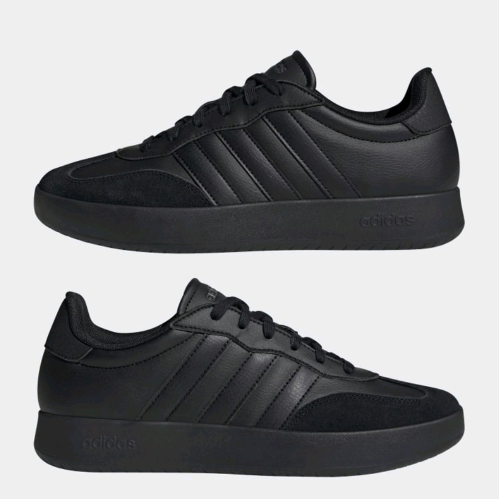 FLASH SALE- NWT-Adidas Barrenda Unisex Black Sneakers- No Box
